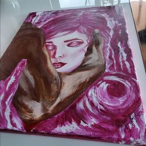 Acrylic Painting - In Your Arms